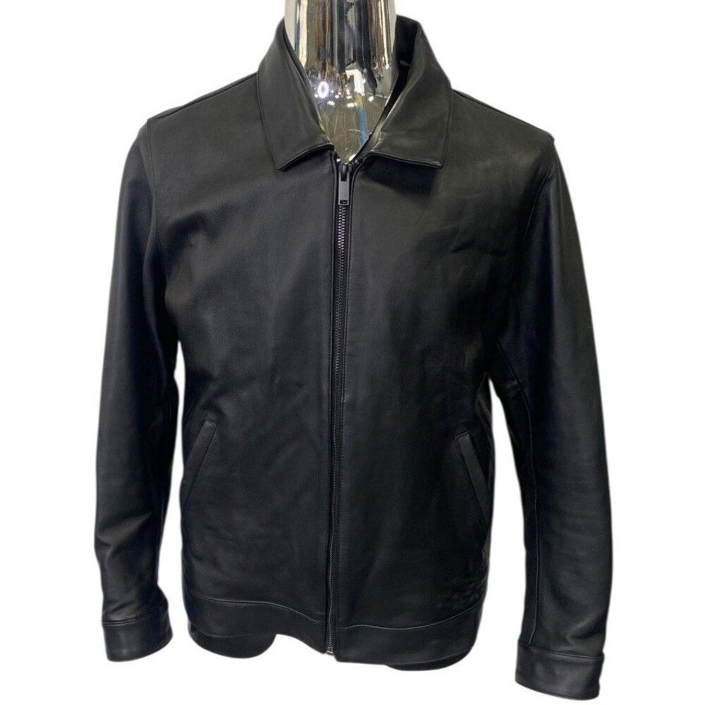 NEW Thursday Boots Company Keanu Racer Black Leather Jacket XL Handcrafted Motor